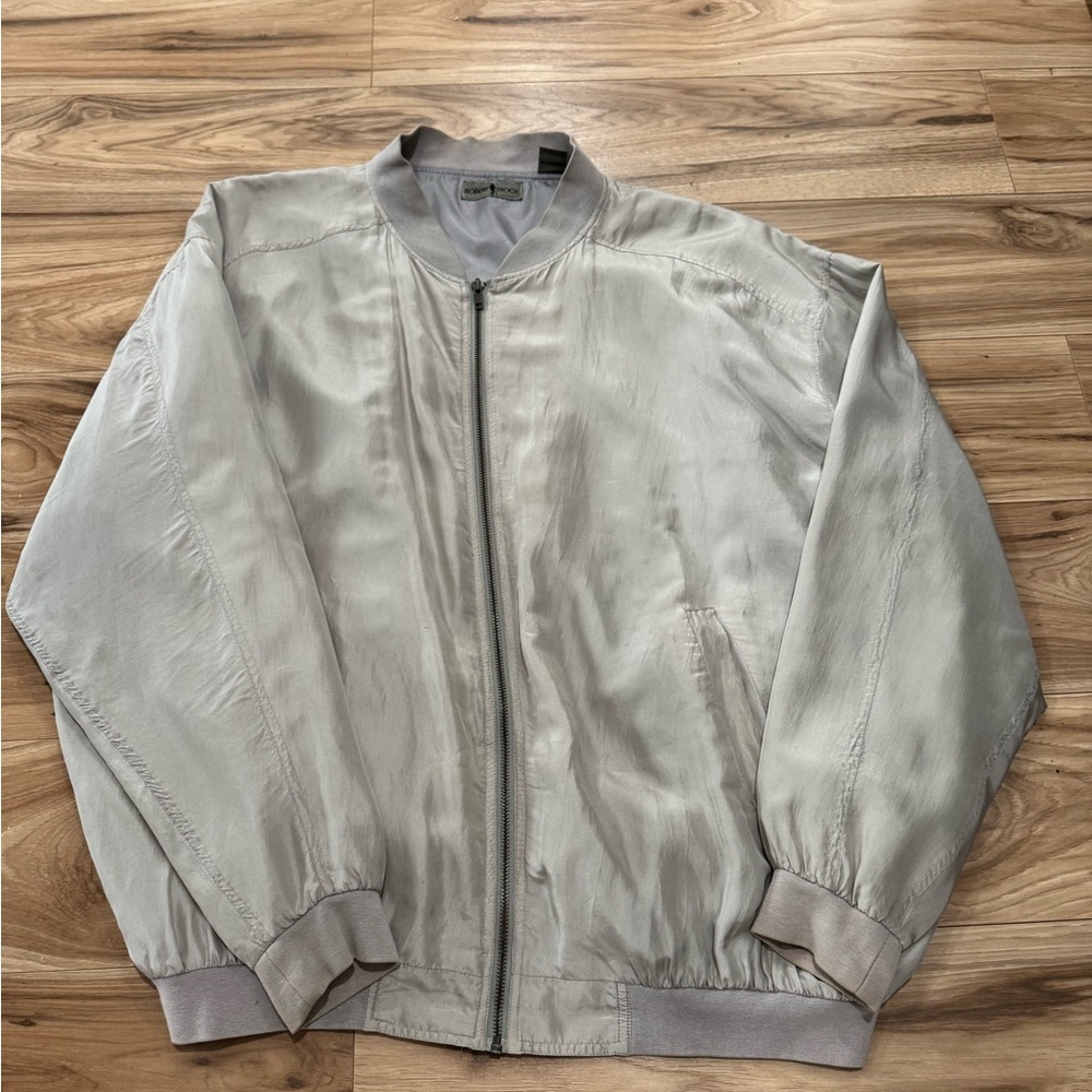 Men's Gray Bomber Jacket